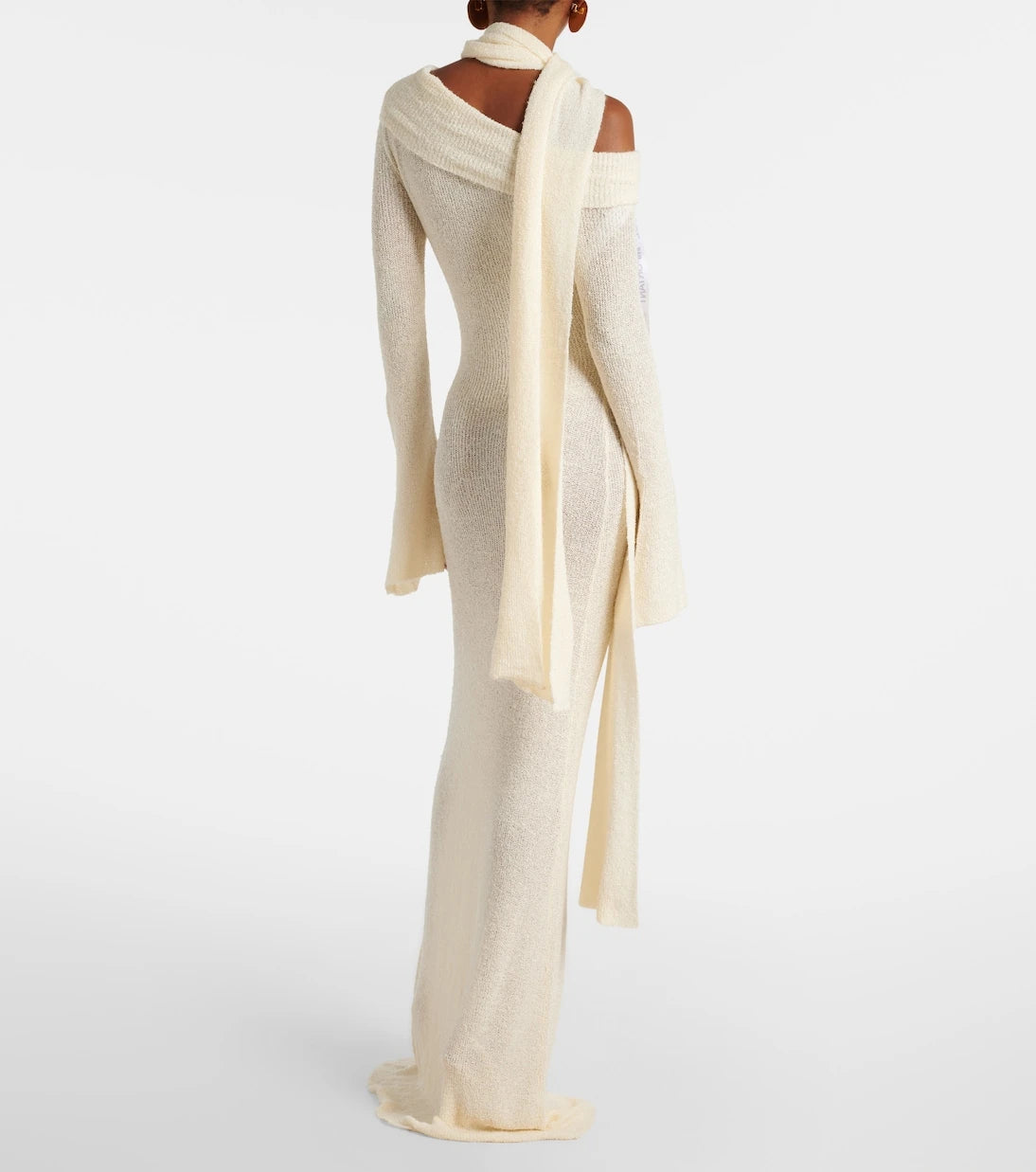 Aya Muse - Ursa scarf-detail maxi dress
