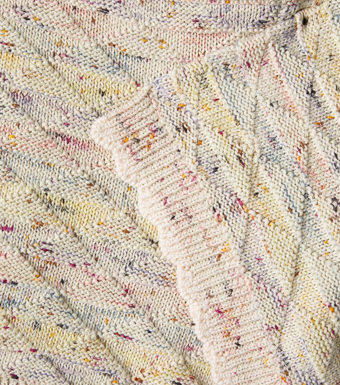 Zimmermann Kids - Rhiannon knitted cotton-blend shorts