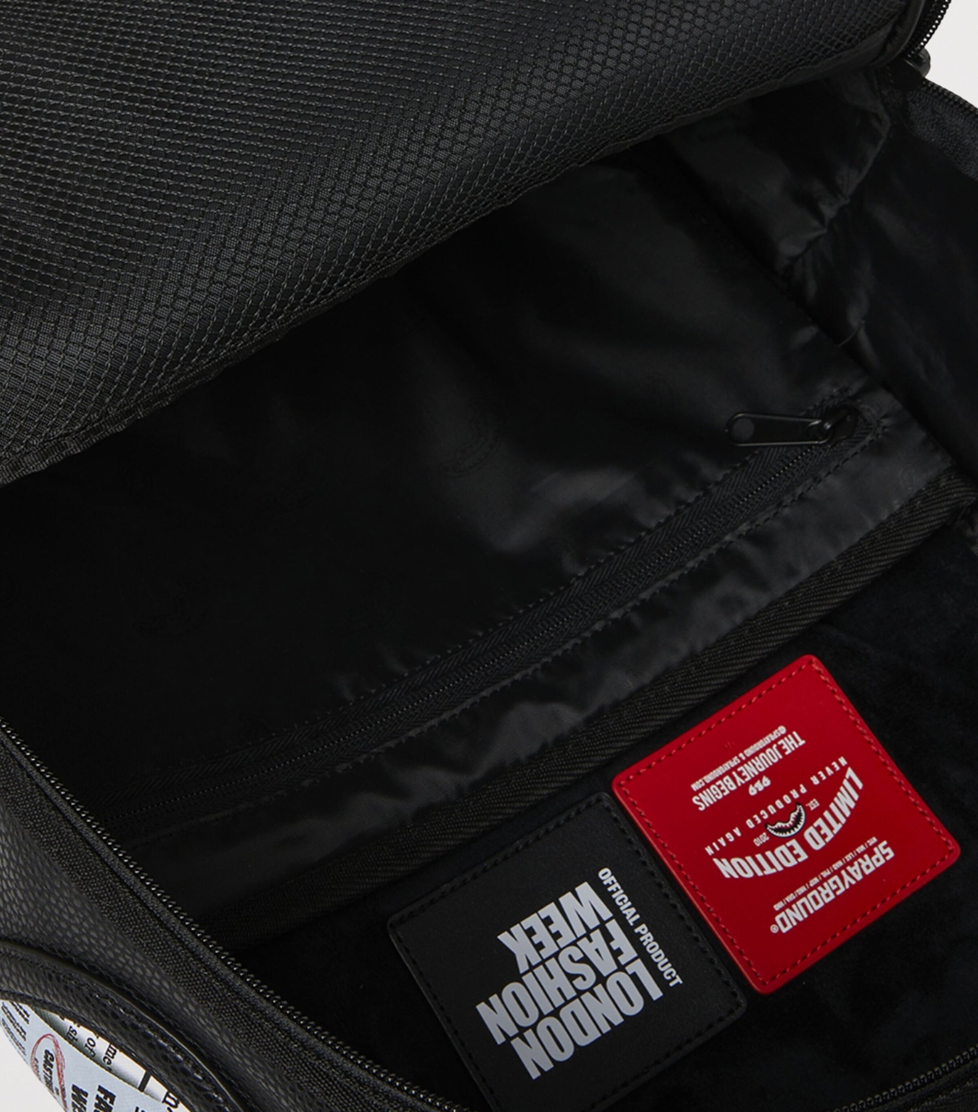 Sprayground x London Fashion Week Moodboard Montage Backpack