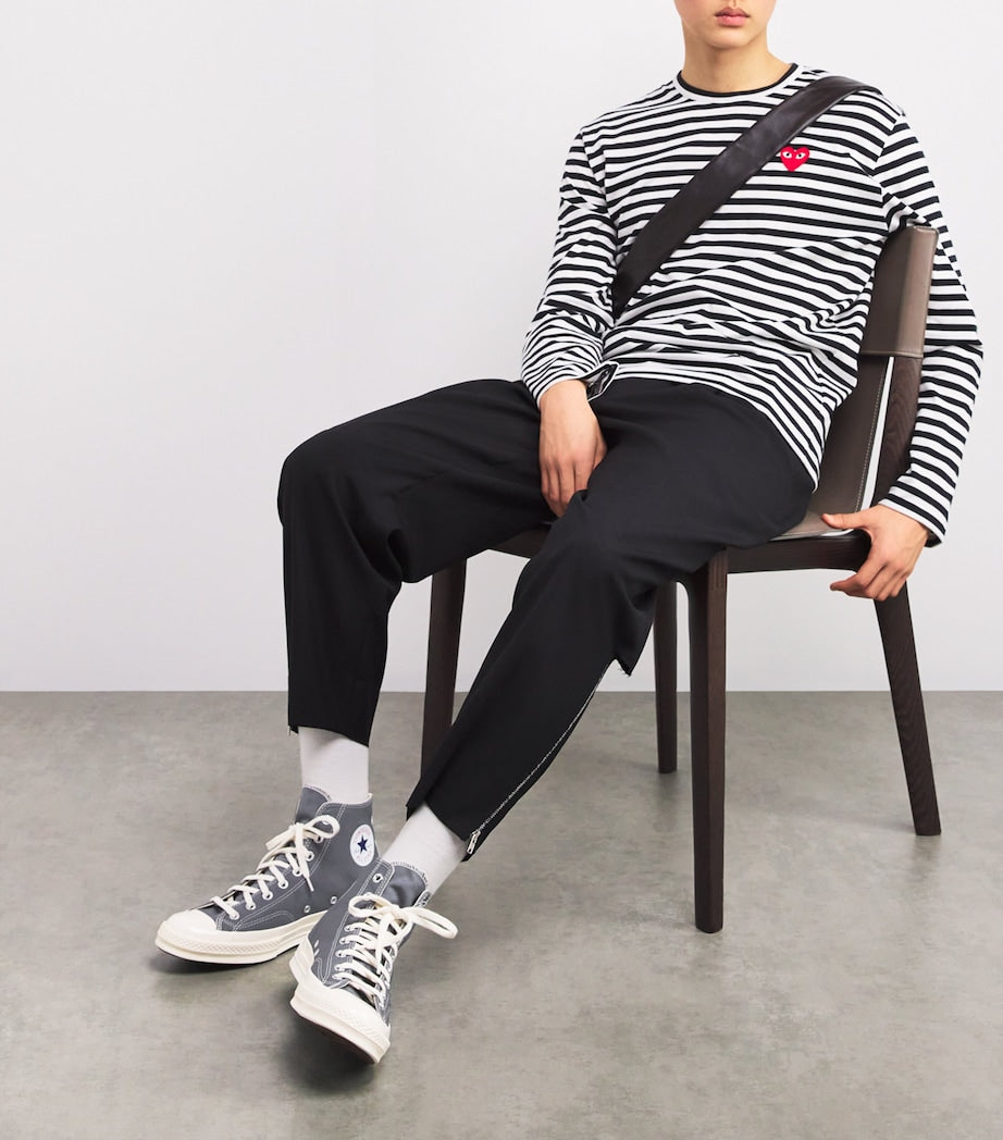 Comme Des Garçons Play x Converse High-Top Heart Chuck 70 Sneakers