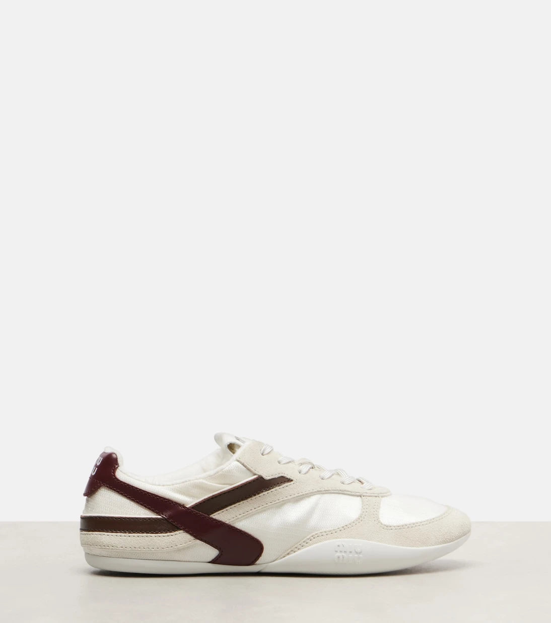 Miu Miu - Gymnasium suede-trimmed sneakers