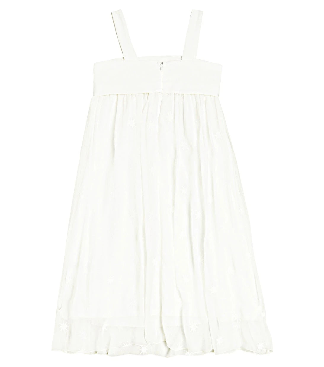 Chloé Kids - فستان حريري مطرز