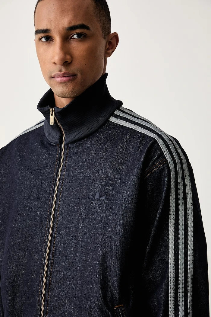adidas Originals erkek denim ceket Firebird Adicolor Raw Denim