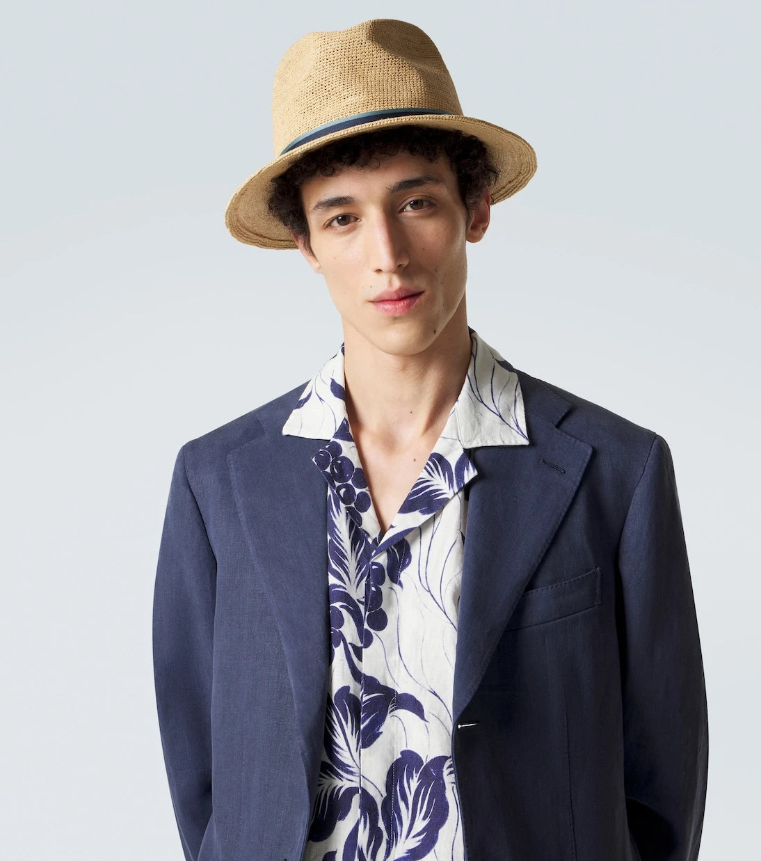 Borsalino - Argentina crochet straw fedora