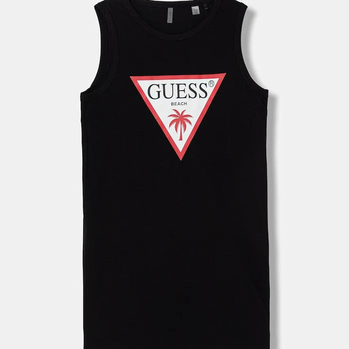 Детска памучна рокля Guess