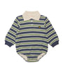 Cotton Stripe Polo Sweater Bodysuit (1-18 Months)