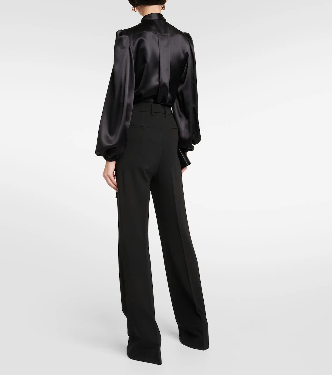 بنطلون رياضي واسع بخصر مرتفع من Dolce&Gabbana - Milano
