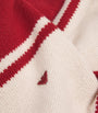 Emporio Armani Red Virgin Wool Cardigan