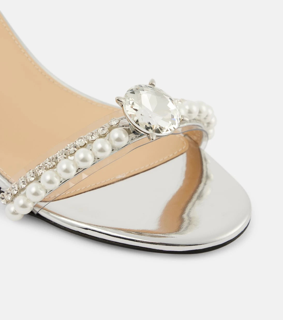 Mach & Mach - Diamond Of Elizabeth 55 leather sandals
