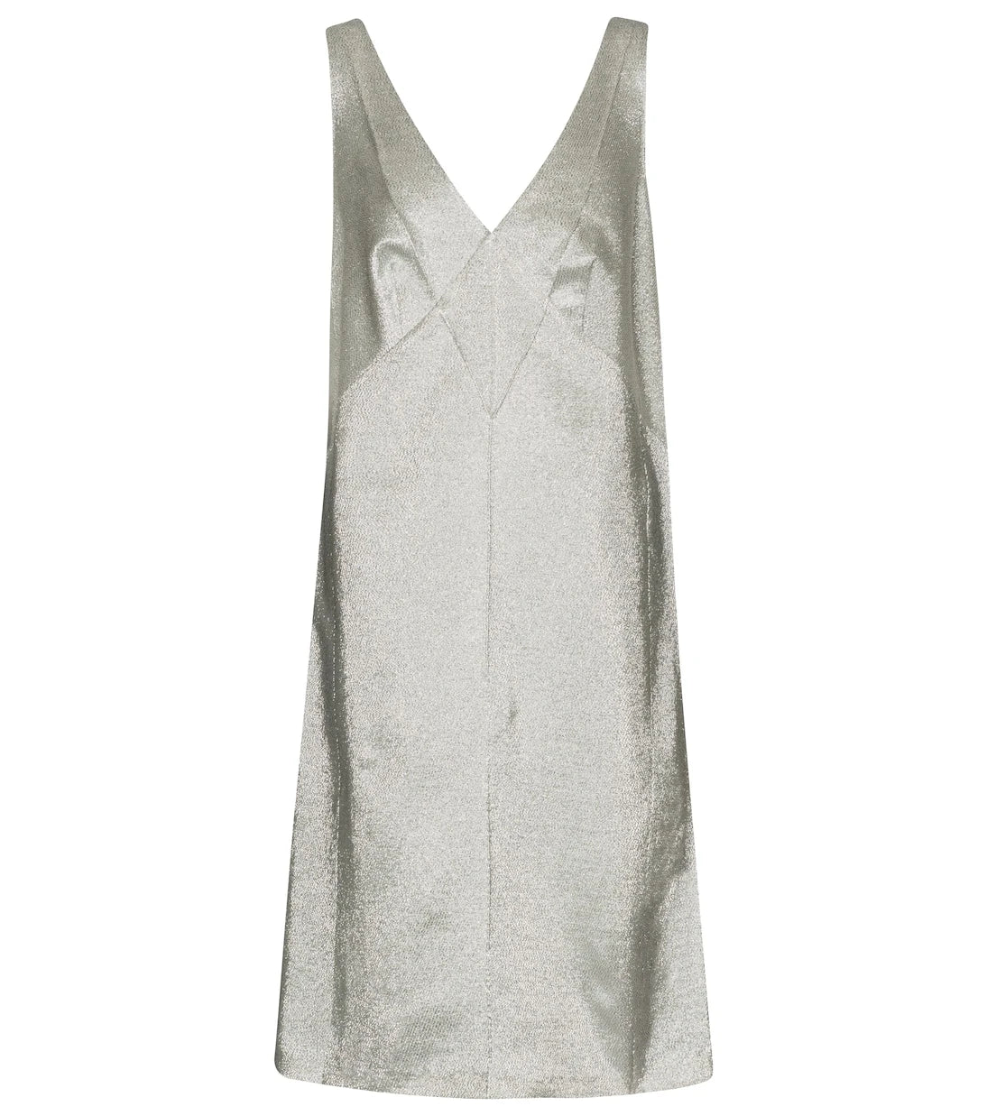 Marc Jacobs - Gabardine and lamé minidress