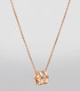 Rose Gold and Diamond Ice Cube Necklace