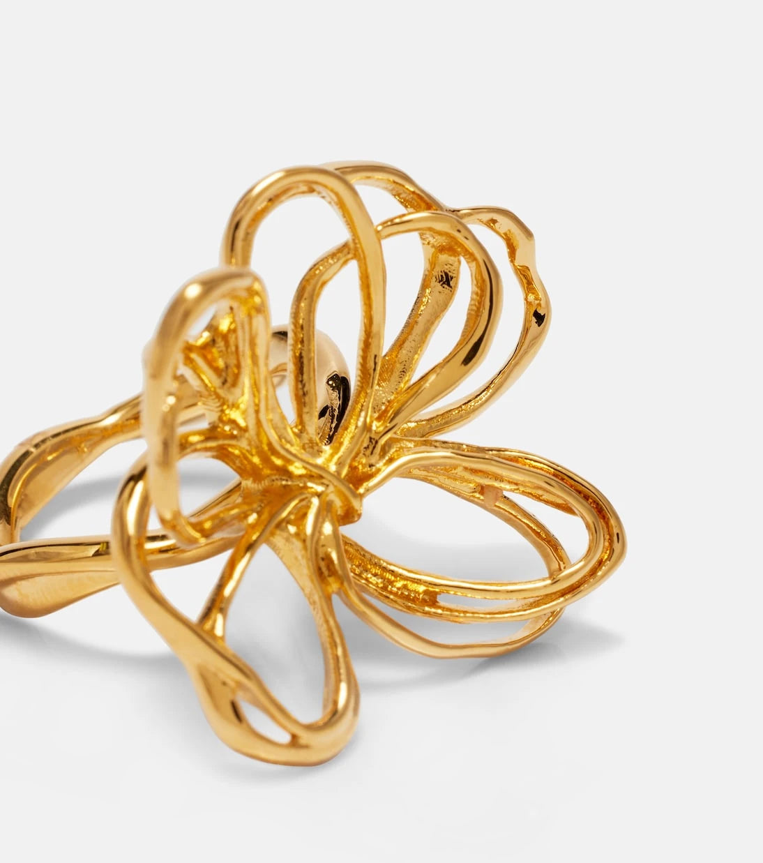 Oscar de la Renta - Threaded Flower ring