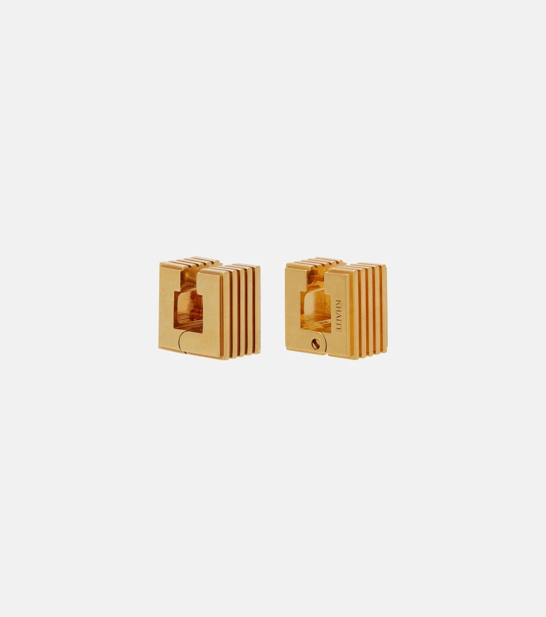 Khaite - Empire 18kt gold-plated earrings