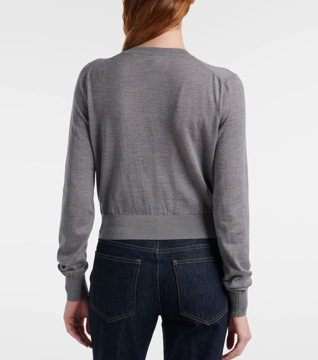 Khaite - Tansy cropped wool and cashmere cardigan