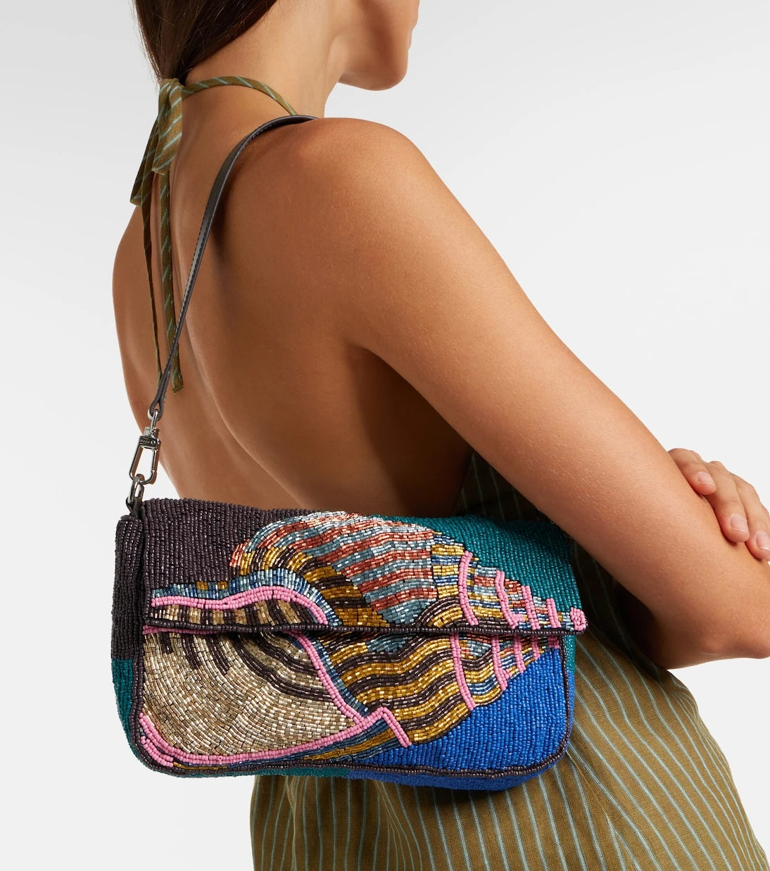 Staud - Timmy beaded shoulder bag