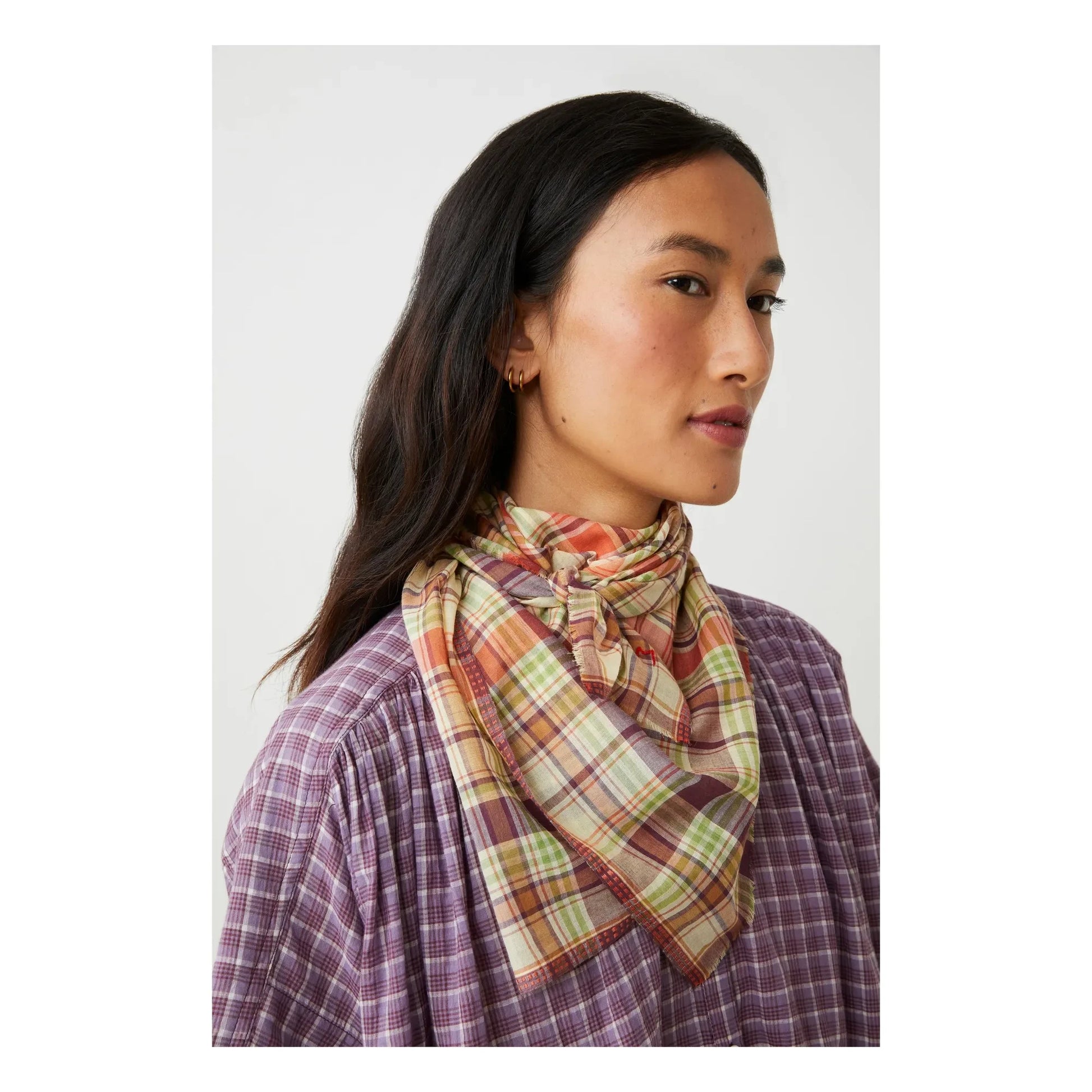 Moismont - Secret Scarf N°817 Cotton | Purple