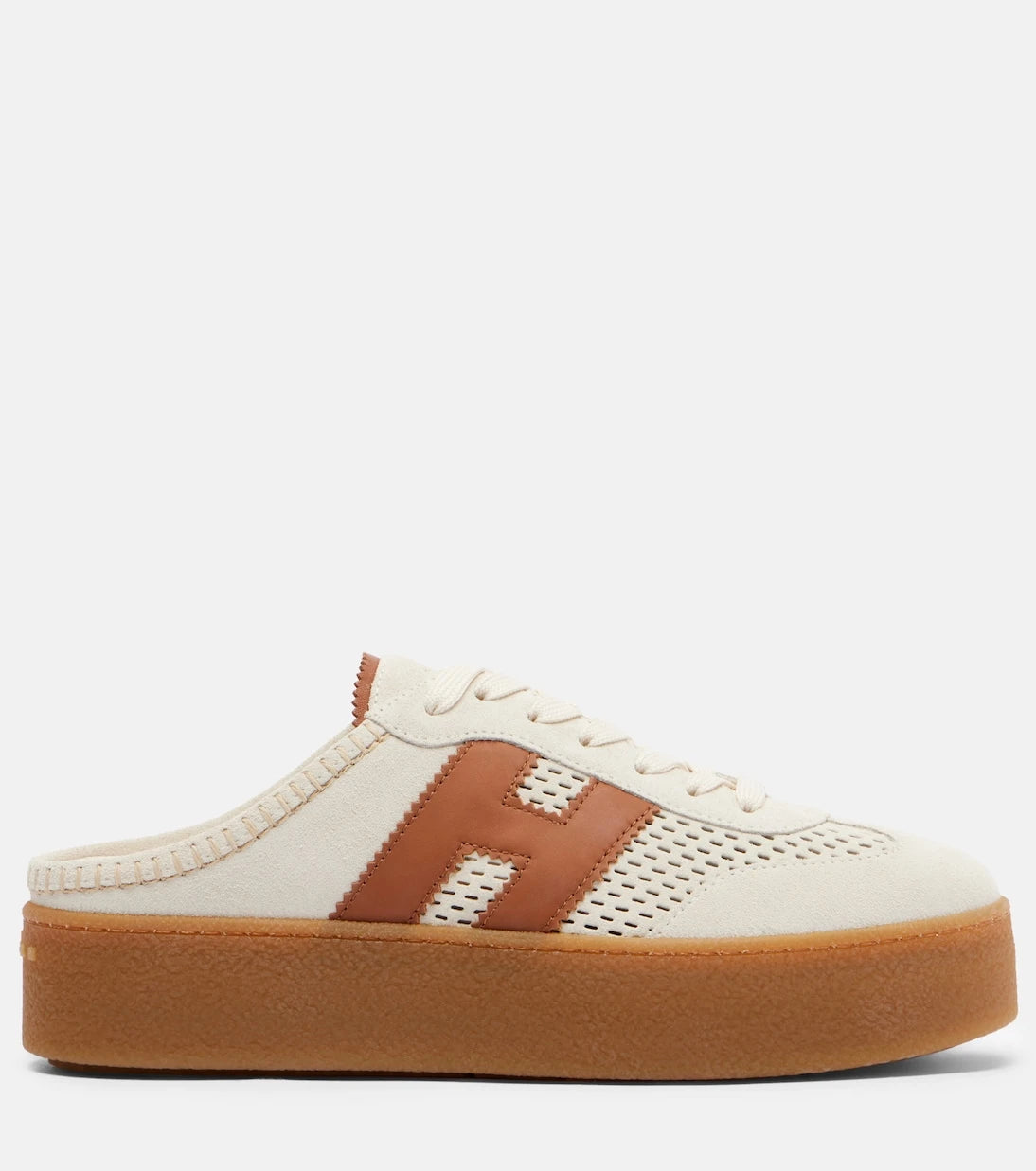 Hogan - H698 suede platform mules