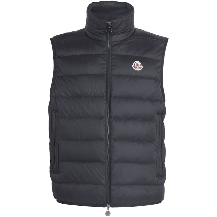 Moncler Black Down Rocoque Gilet