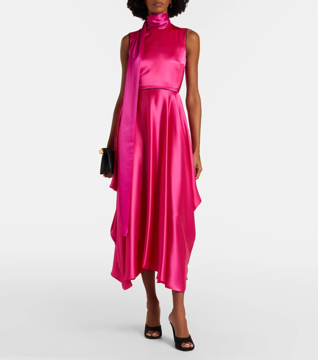 Roksanda - Aela scarf-detail satin gown