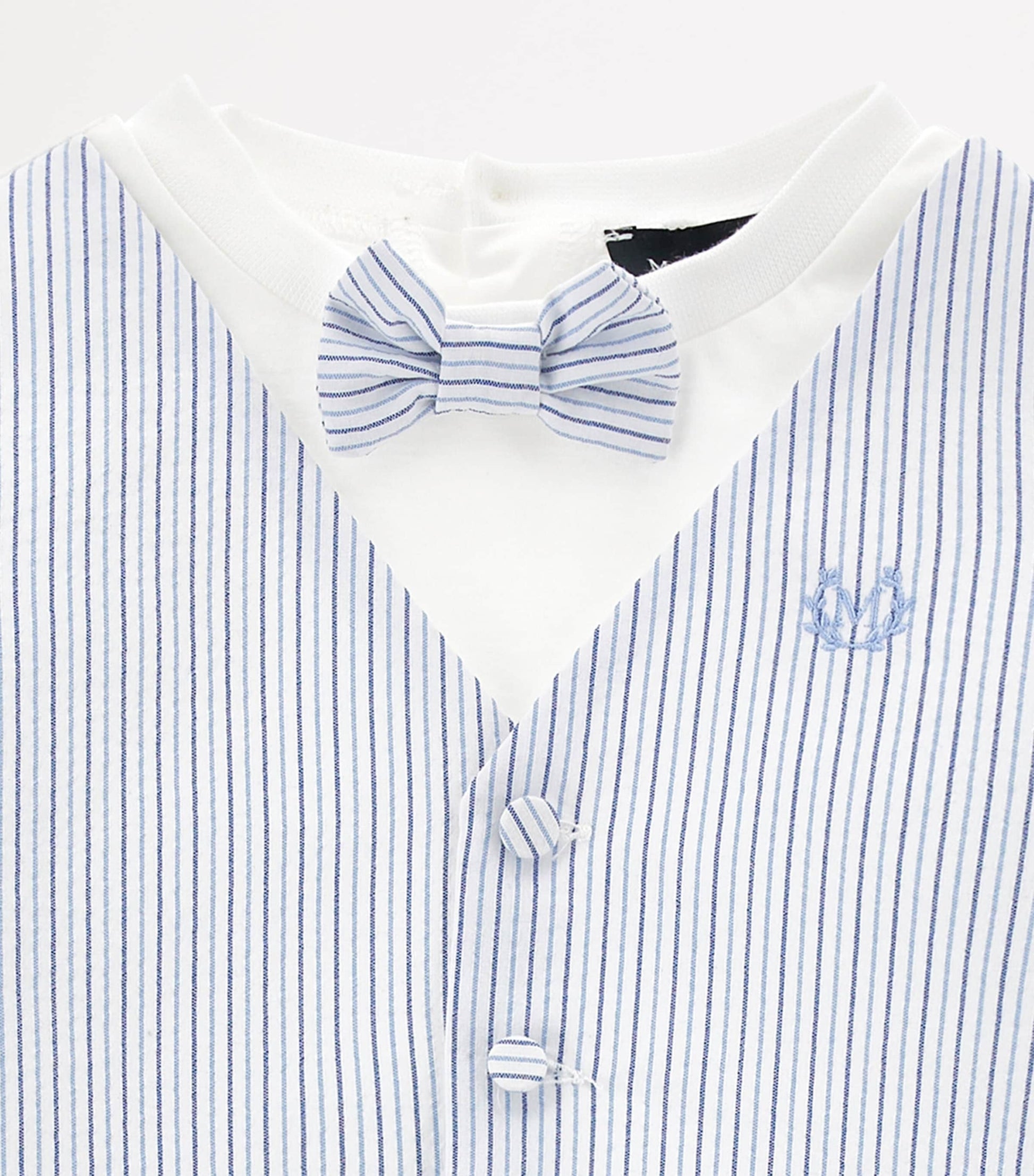 Waistcoat T-Shirt and Shorts Set (3-36 Months)