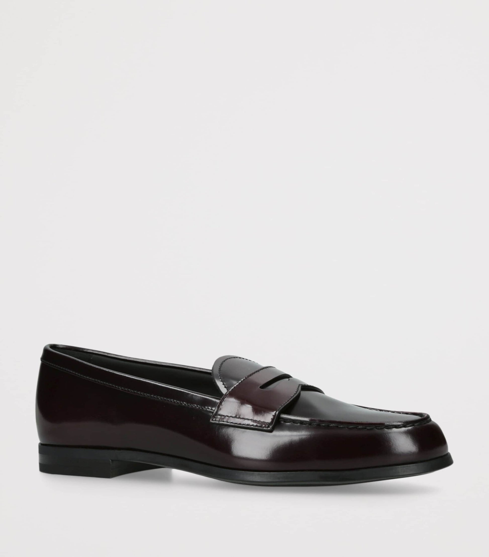Church's Burgundy Leather Natalie Loafers