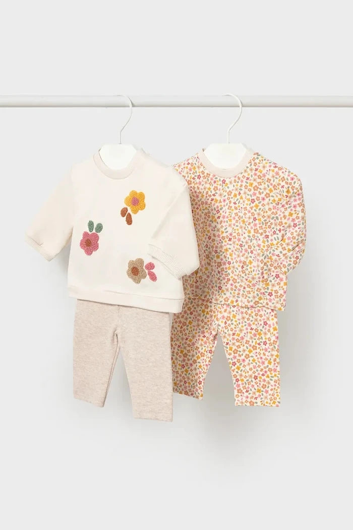 Mayoral Newborn pamuk ve elastanlı bebek seti