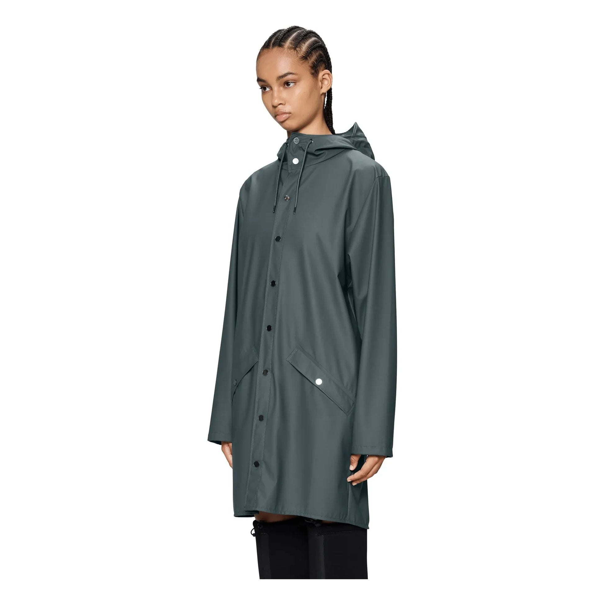 Rains - Long Jacket W3 | Dark grey