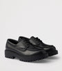 Prada Leather Laced Loafers
