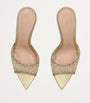 Gianvito Rossi Gold Embellished Rania Mules 85