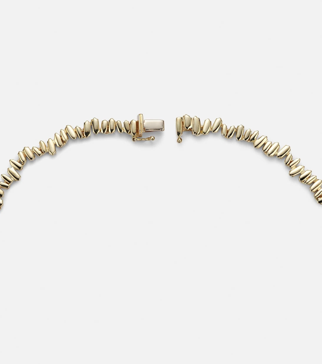 Suzanne Kalan - 18kt gold tennis necklace with diamonds