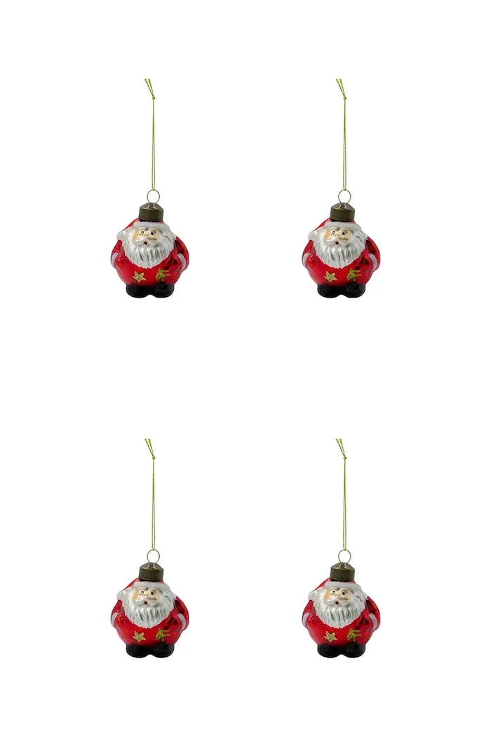 House Doctor HDKlaw 7 x 5,5 cm Yılbaşı Ağacı Süs Seti (4 Adet)