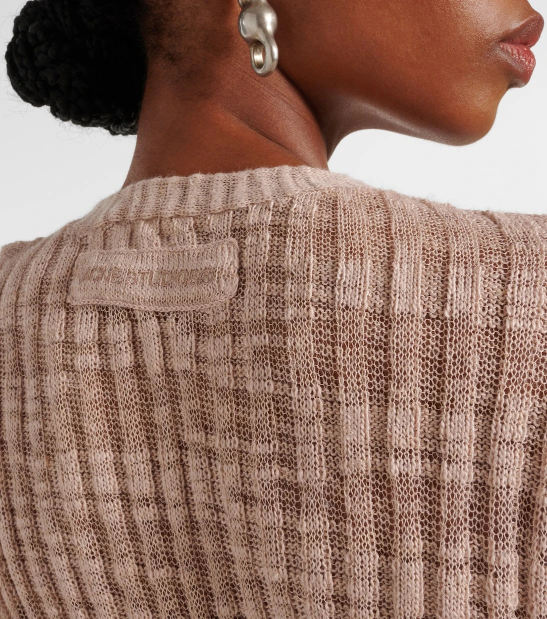 Acne Studios - سترة كارديغان من مزيج الكتان