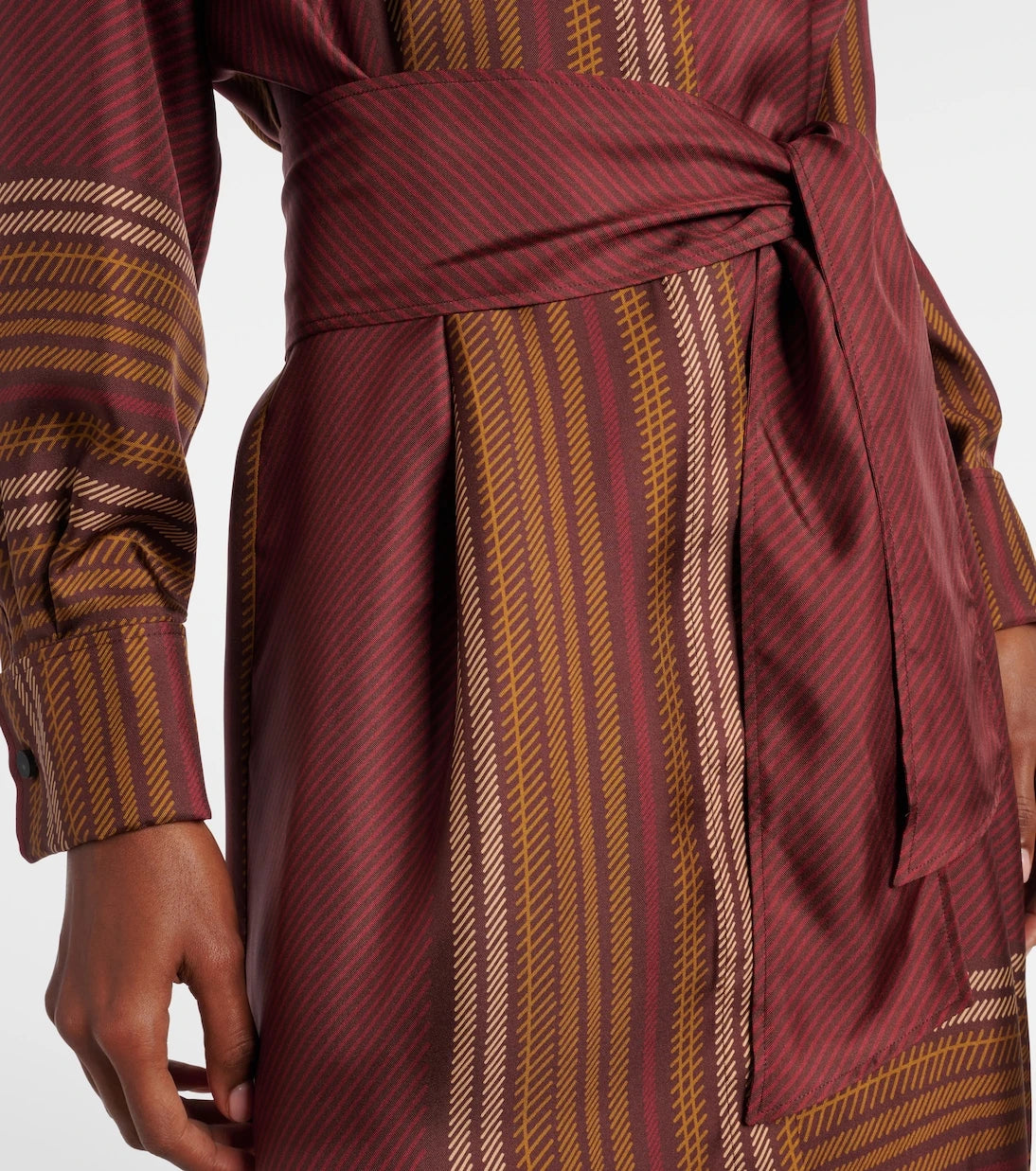 Max Mara - Pietre printed silk wrap dress