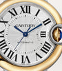Cartier Yellow Gold and Stainless Steel Ballon Bleu de Cartier Watch 33mm