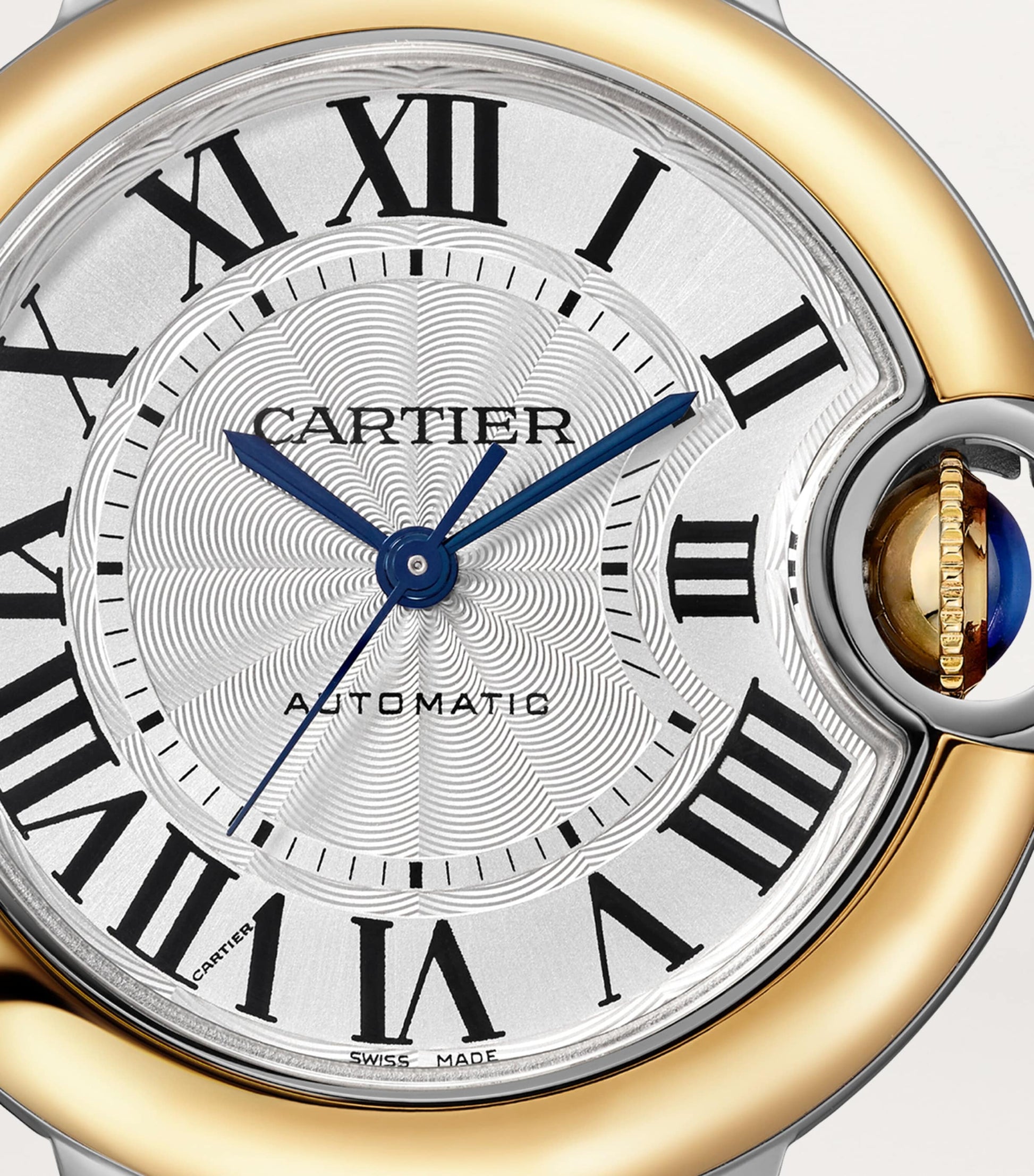 Cartier Yellow Gold and Stainless Steel Ballon Bleu de Cartier Watch 33mm