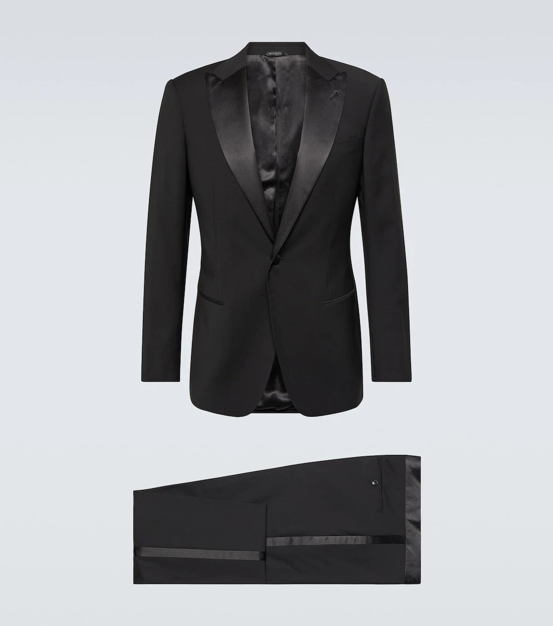 Giorgio Armani - Single-breasted virgin wool tuxedo