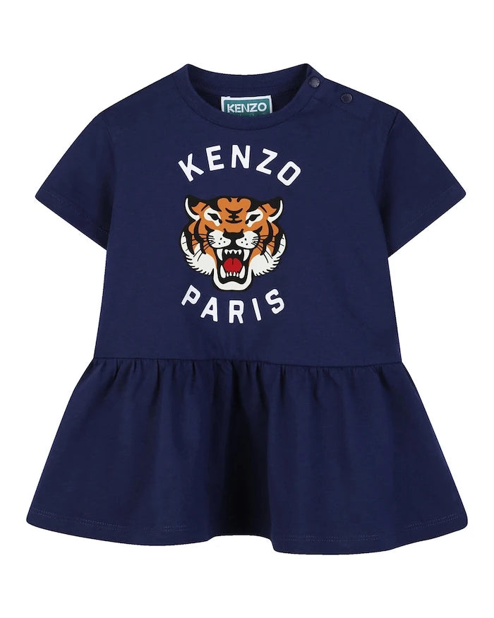 Kenzo Kids Bebek Pamuklu Elbise