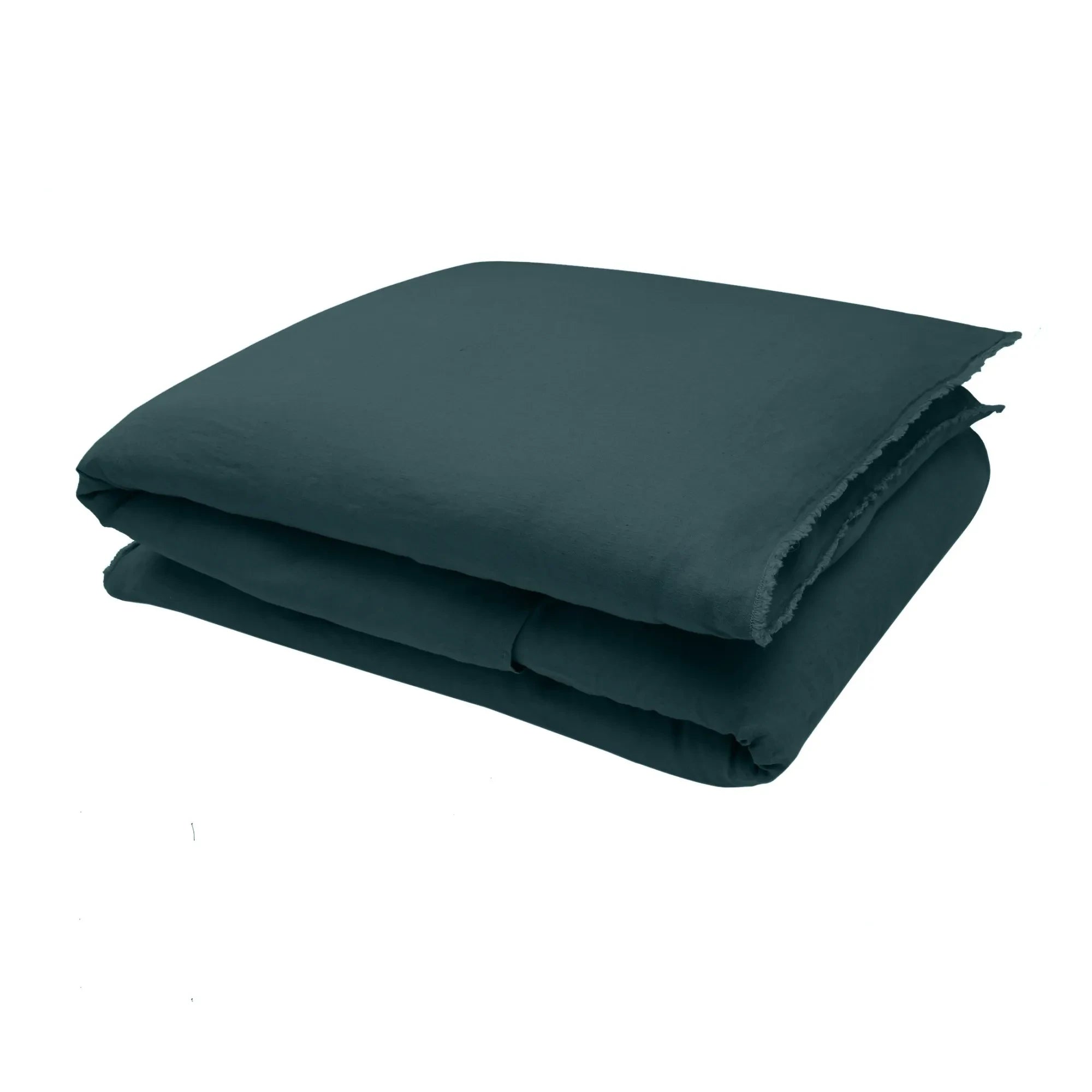 Communauté de biens - Washed Linen Quilt Cover | Faded Blue