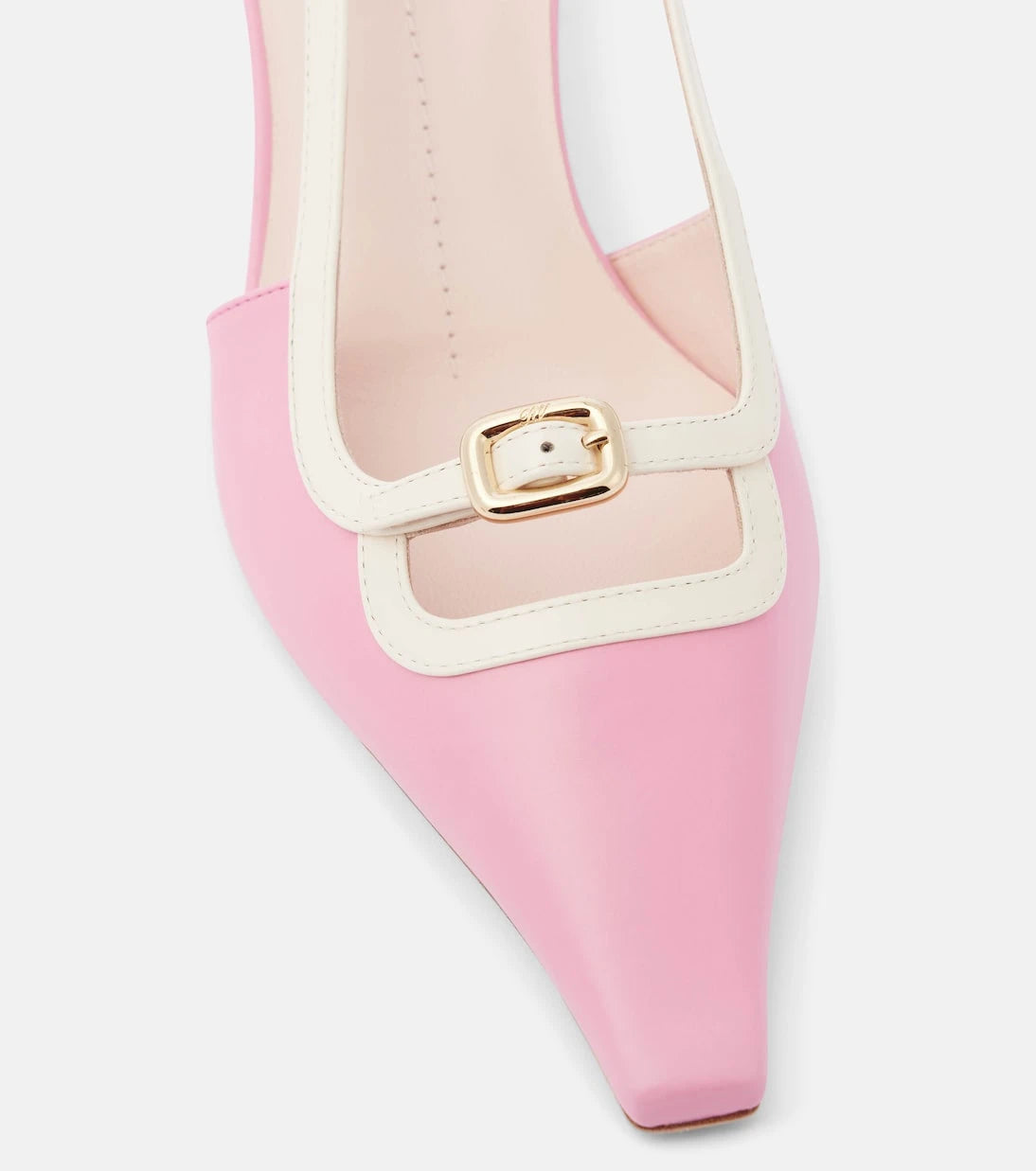 Roger Vivier - حذاء "فيف كانارد" من الجلد بكعب عالٍ وشريط خلفي