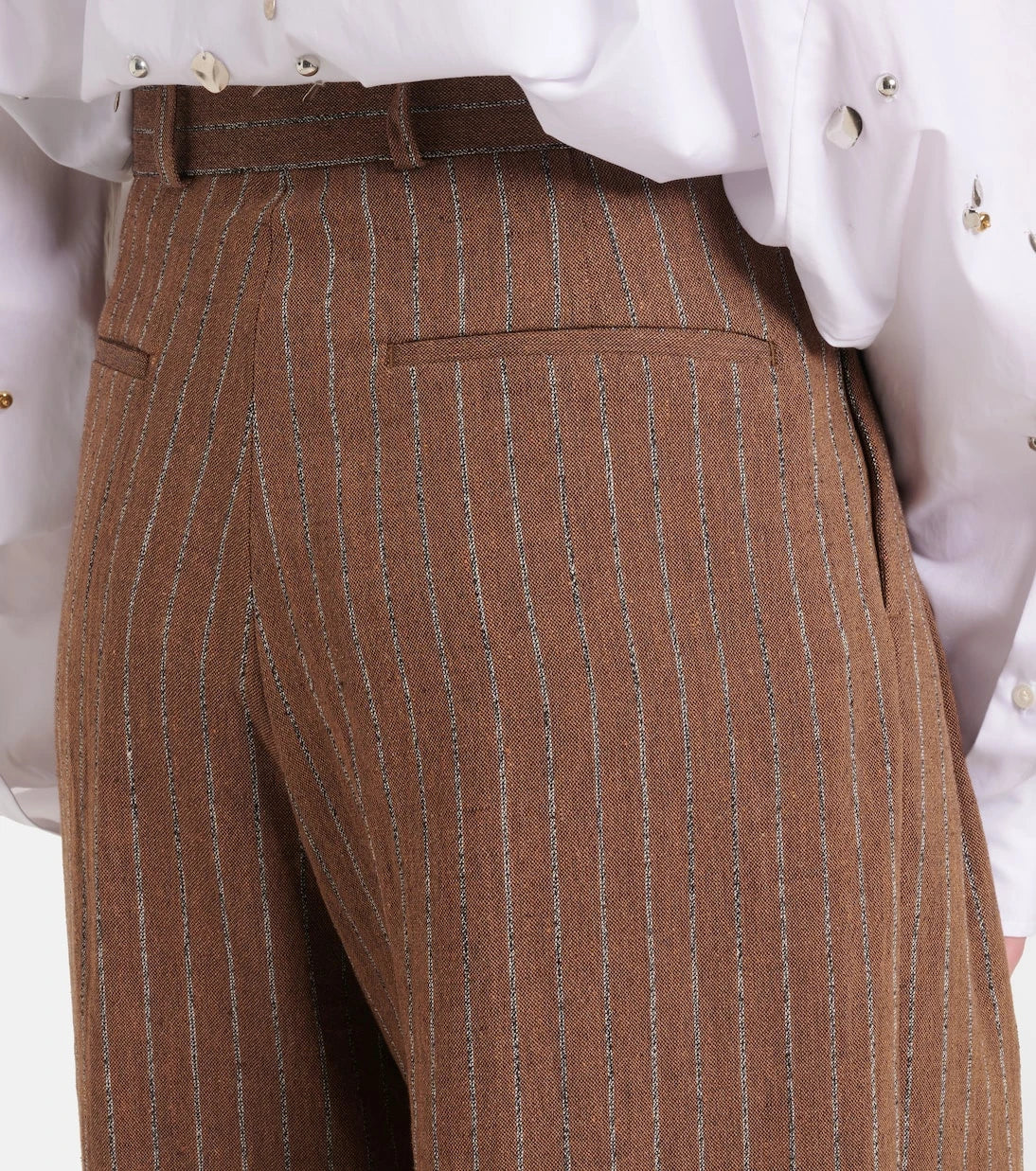 Dries Van Noten - Linen-blend wide-leg pants