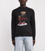 Polo Ralph Lauren Black Cotton-Cashmere Holiday Bear Sweater