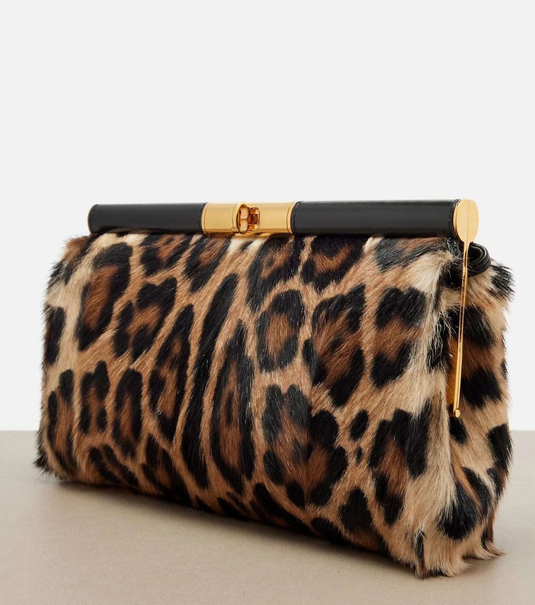 Dolce&Gabbana - Marlene Large calf hair shoulder bag