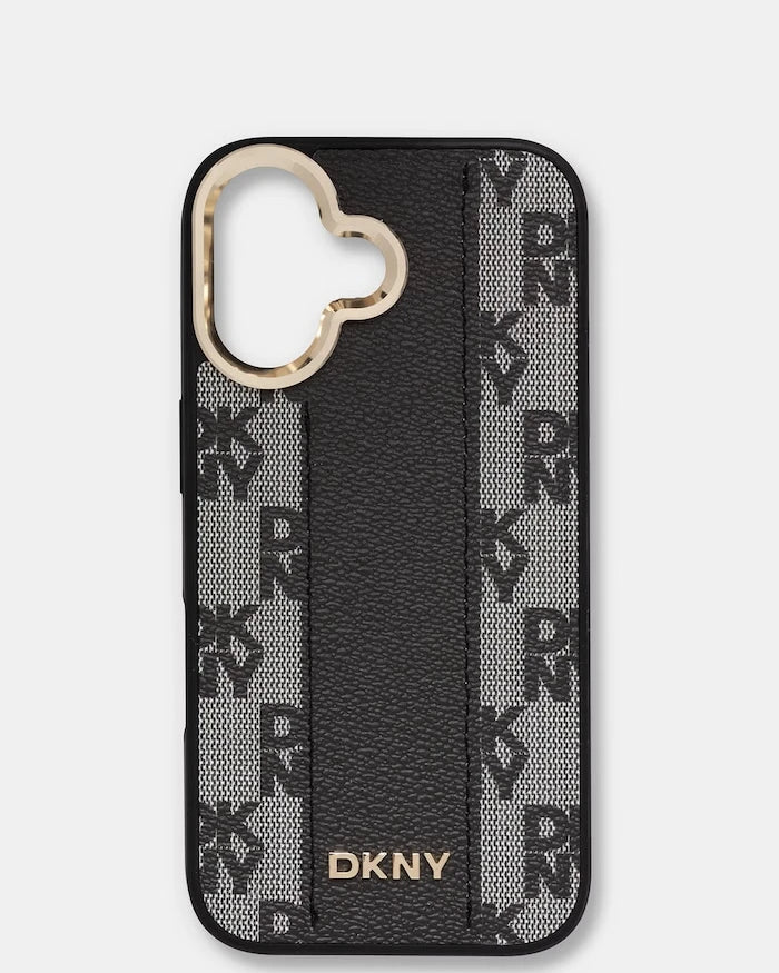 DKNY кейс за телефон от имитация на кожа iPhone 16