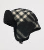 Wool Check Trapper Hat