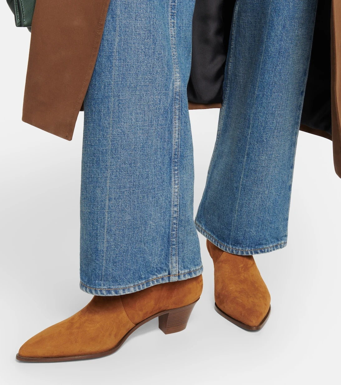 Aquazzura - Brunswick suede ankle boots