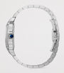 Large Steel Santos de Cartier Watch 39.8mm