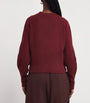 Max Mara Red Cashmere-Blend Sweater
