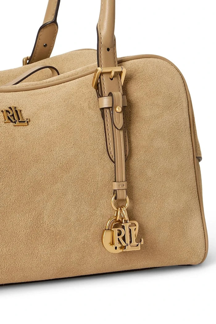 Lauren Ralph Lauren kadın süet baget çanta