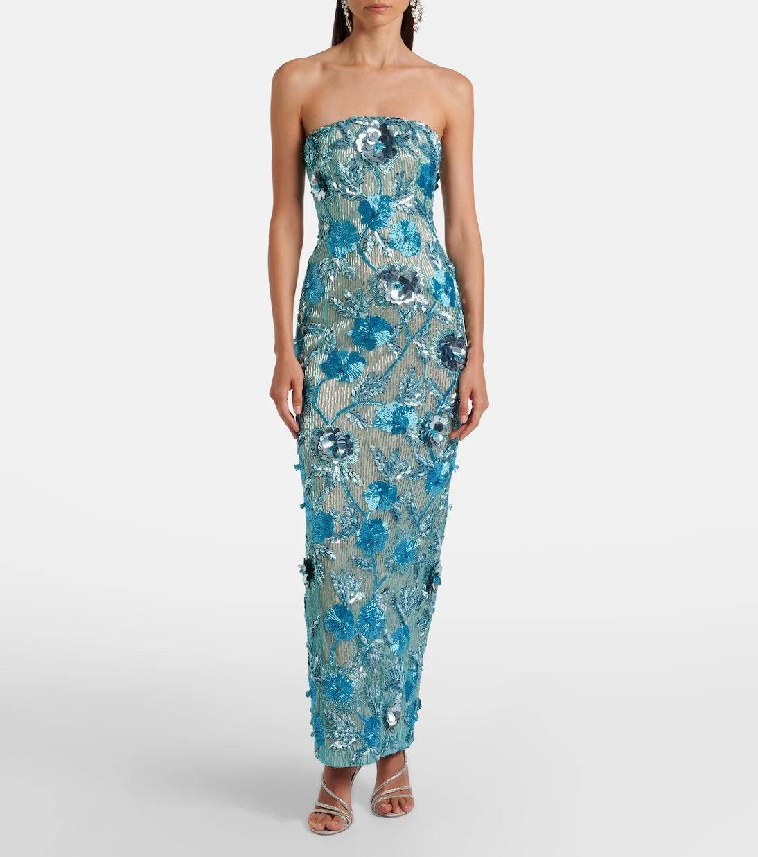 Rachel Gilbert - Pierre embellished bustier gown