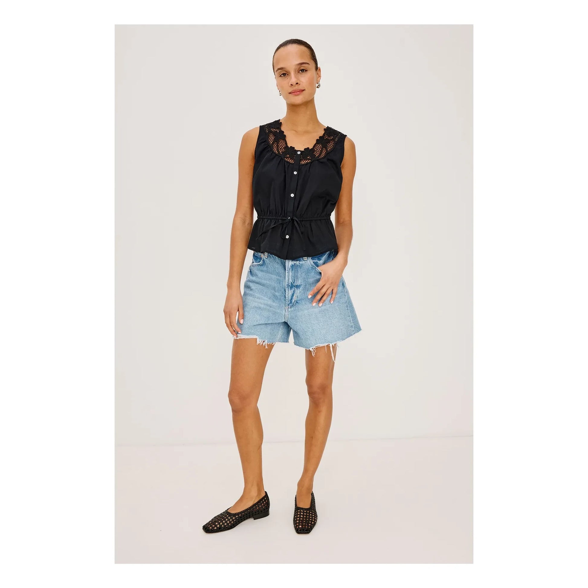 Rails - Leilani Embroidery Blouse | Black